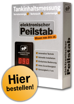 Der elektronische Peilstab in seiner Verpackung