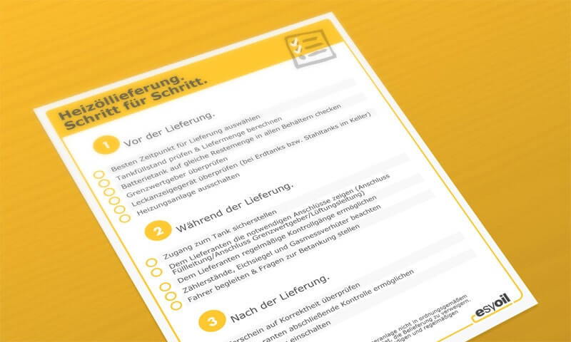 Checkliste-zur-Heizöllieferung