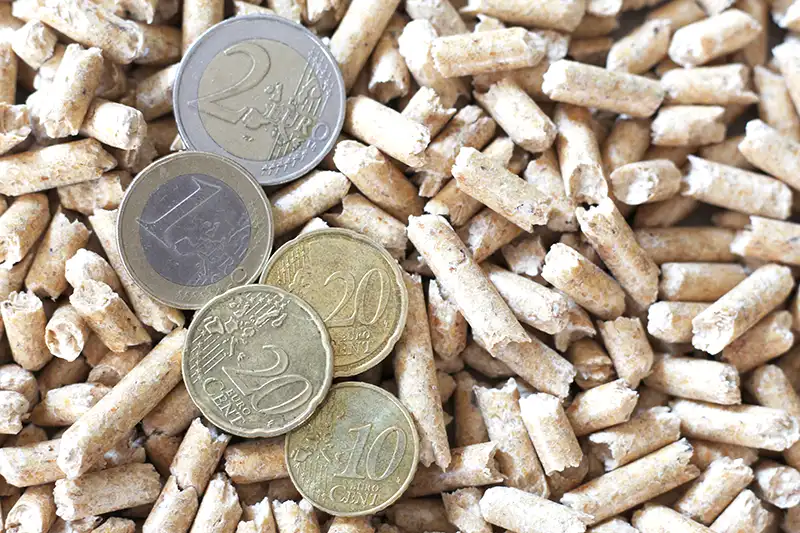 Pellets Kosten pro Tonne